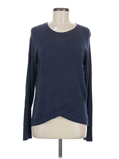 Pre-owned Athleta Pullover Sweater In Blue