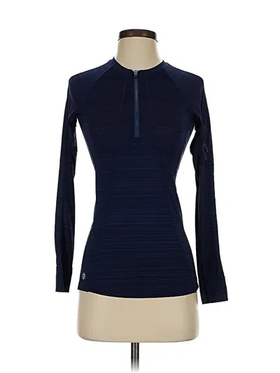 Pre-owned Athleta Pullover Sweater In Blue