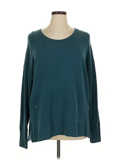 Pre-owned Athleta Pullover Sweater In Blue