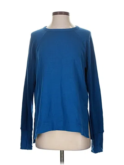 Pre-owned Athleta Pullover Sweater In Blue