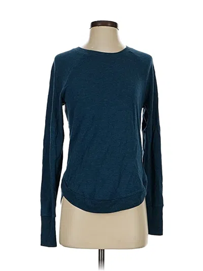 Pre-owned Athleta Pullover Sweater In Blue