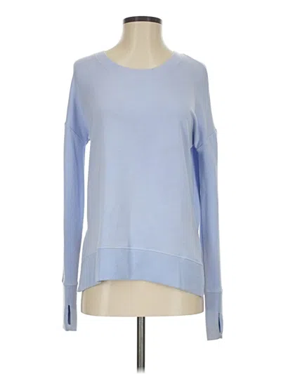 Pre-owned Athleta Pullover Sweater In Blue