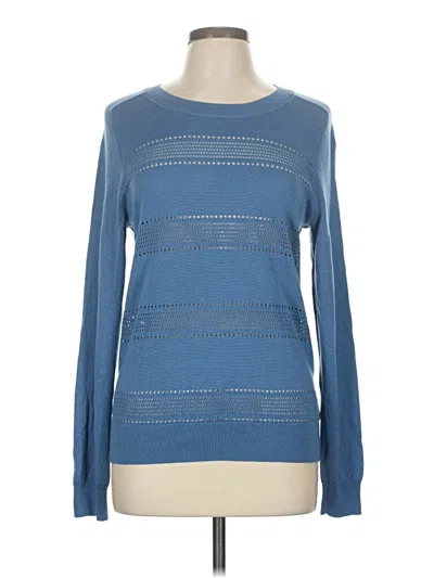 Pre-owned Athleta Pullover Sweater In Blue