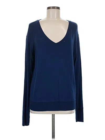 Pre-owned Athleta Pullover Sweater In Blue