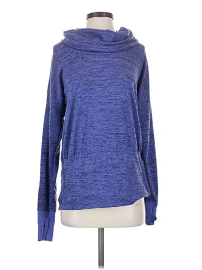 Pre-owned Athleta Pullover Sweater In Blue