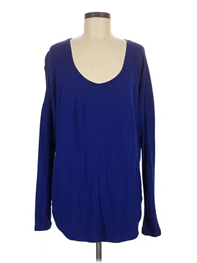 Pre-owned Athleta Pullover Sweater In Blue