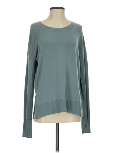 Pre-owned Athleta Pullover Sweater In Blue