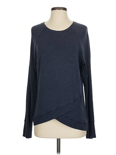 Pre-owned Athleta Pullover Sweater In Blue