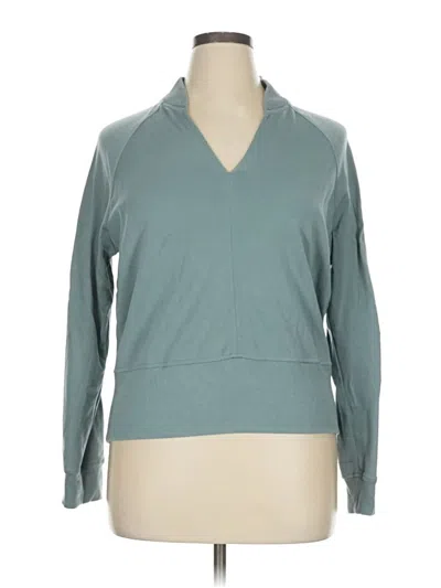 Pre-owned Athleta Pullover Sweater In Blue