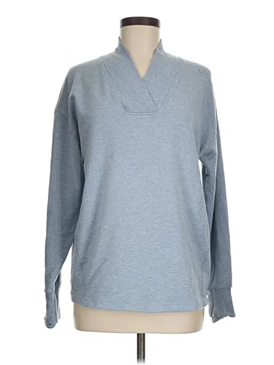 Pre-owned Athleta Pullover Sweater In Blue