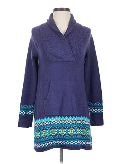 Pre-owned Athleta Pullover Sweater In Blue