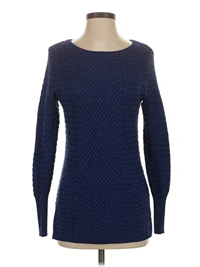 Pre-owned Athleta Pullover Sweater In Blue