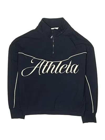 Pre-owned Athleta Kids' Pullover Sweater In Blue