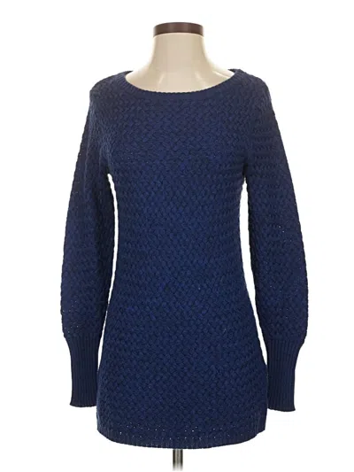 Pre-owned Athleta Pullover Sweater In Blue