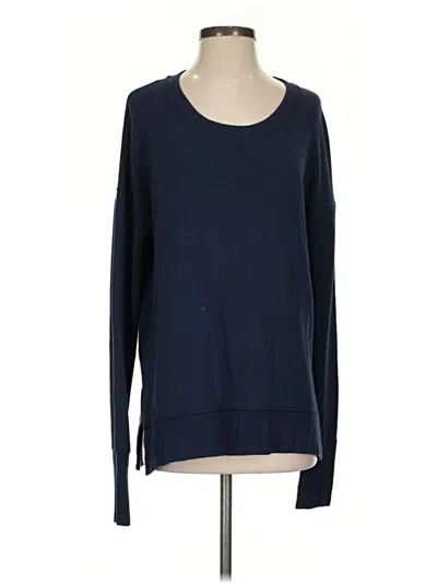 Pre-owned Athleta Pullover Sweater In Blue