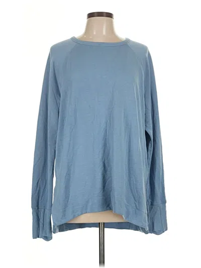 Pre-owned Athleta Pullover Sweater In Blue