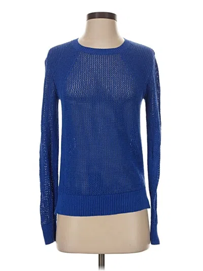 Pre-owned Athleta Pullover Sweater In Blue