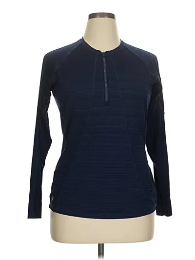 Pre-owned Athleta Pullover Sweater In Blue