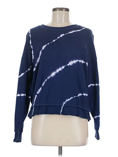 Pre-owned Athleta Pullover Sweater In Blue