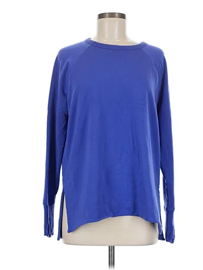 Pre-owned Athleta Pullover Sweater In Blue