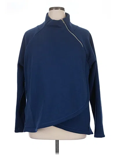 Pre-owned Athleta Pullover Sweater In Blue