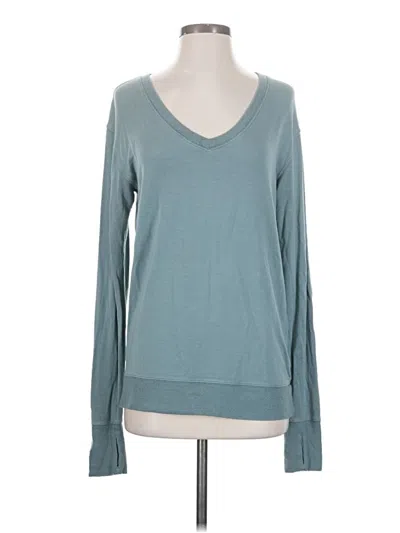 Pre-owned Athleta Pullover Sweater In Blue