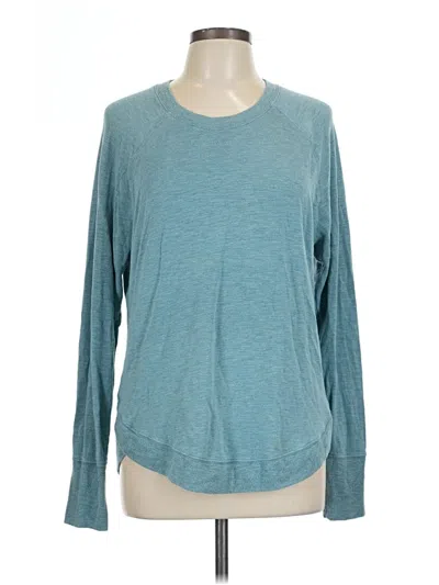 Pre-owned Athleta Pullover Sweater In Blue