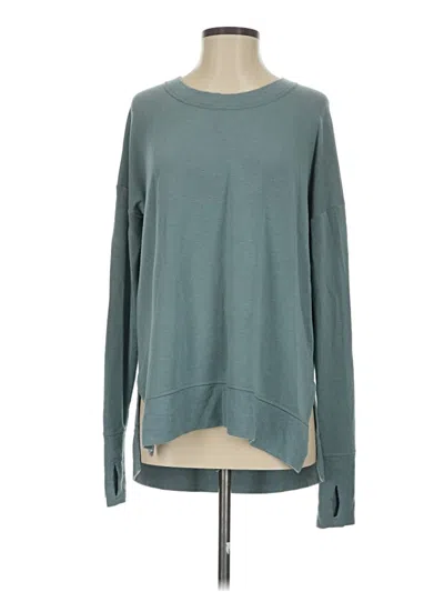 Pre-owned Athleta Pullover Sweater In Blue