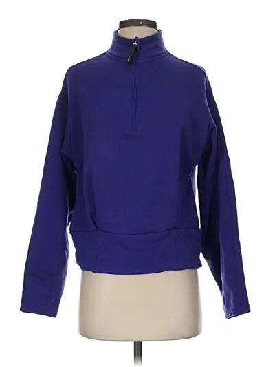 Pre-owned Athleta Pullover Sweater In Blue