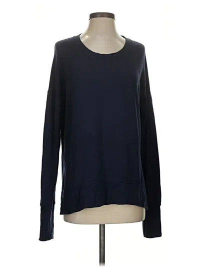 Pre-owned Athleta Pullover Sweater In Blue
