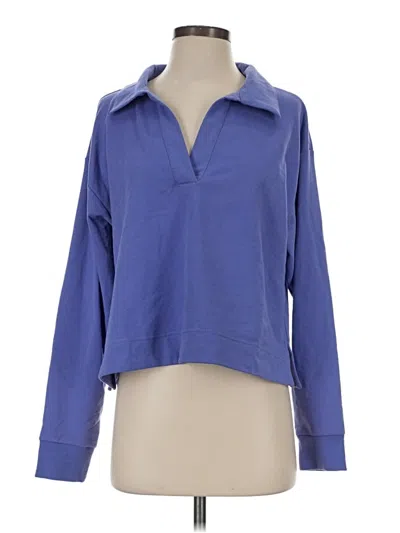 Pre-owned Athleta Pullover Sweater In Blue
