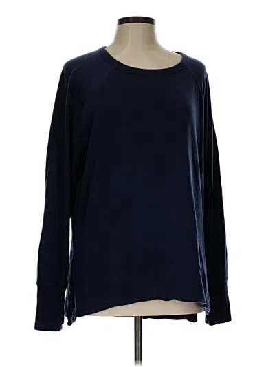 Pre-owned Athleta Pullover Sweater In Blue