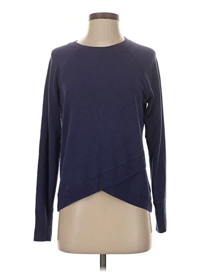 Pre-owned Athleta Pullover Sweater In Blue