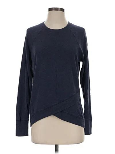 Pre-owned Athleta Pullover Sweater In Blue