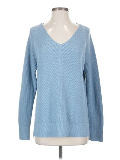 Pre-owned Athleta Pullover Sweater In Blue