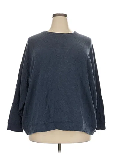 Pre-owned Athleta Pullover Sweater In Blue