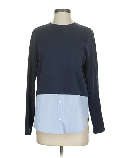 Pre-owned Athleta Pullover Sweater In Blue