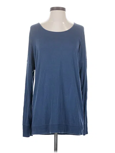 Pre-owned Athleta Pullover Sweater In Blue