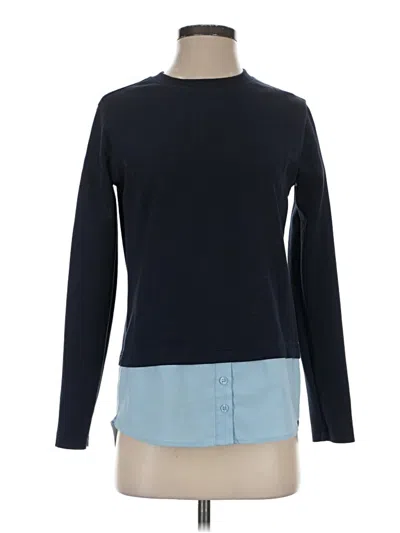 Pre-owned Athleta Pullover Sweater In Blue