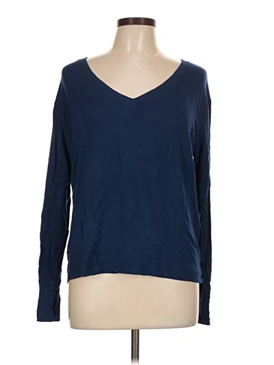 Pre-owned Athleta Pullover Sweater In Blue