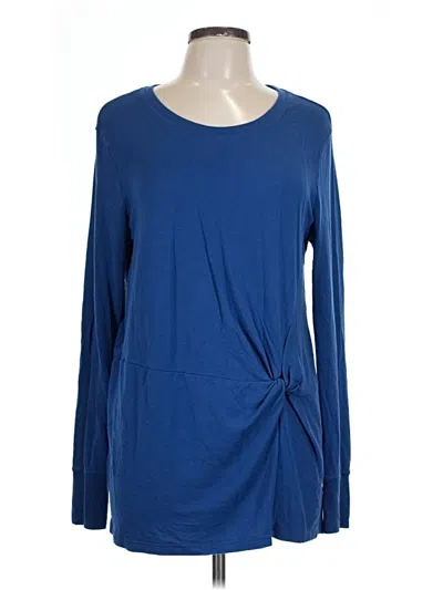 Pre-owned Athleta Pullover Sweater In Blue