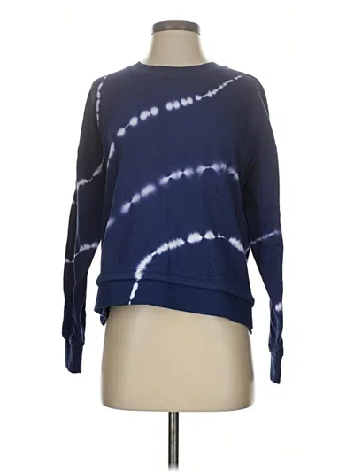 Pre-owned Athleta Pullover Sweater In Blue