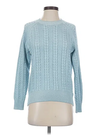 Pre-owned Athleta Pullover Sweater In Blue