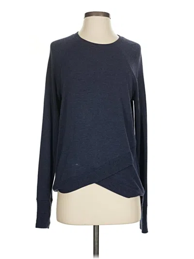 Pre-owned Athleta Pullover Sweater In Blue