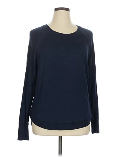Pre-owned Athleta Pullover Sweater In Blue