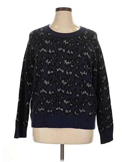 Pre-owned Athleta Pullover Sweater In Blue