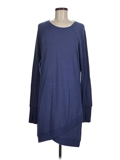 Pre-owned Athleta Pullover Sweater In Blue