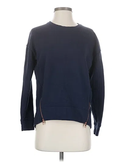 Pre-owned Athleta Pullover Sweater In Blue