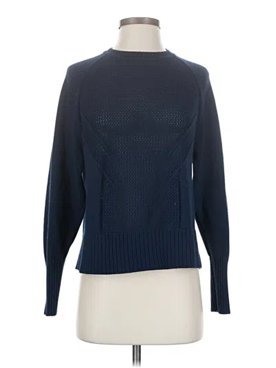 Pre-owned Athleta Pullover Sweater In Blue
