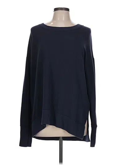 Pre-owned Athleta Pullover Sweater In Blue
